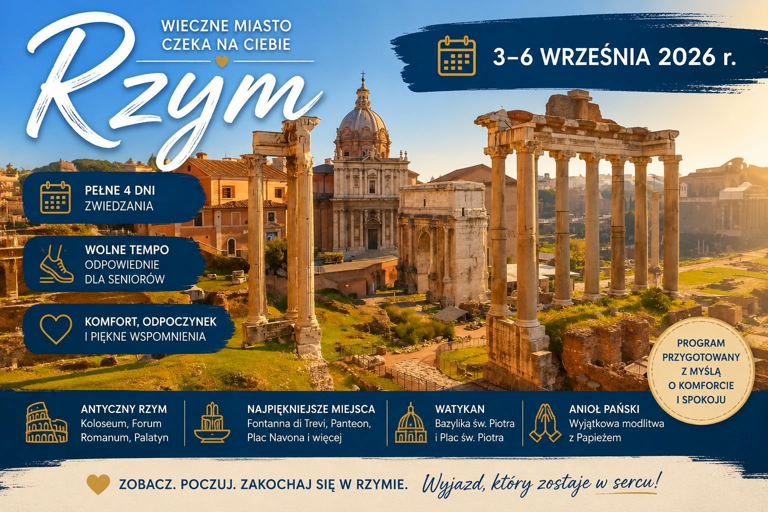 Wieczny Rzym – od Koloseum po Plac Świętego Piotra